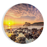 Sunrise Glass Wall Art.